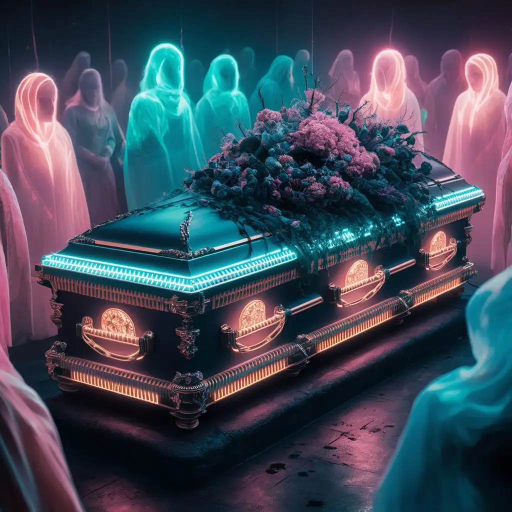 My egos electric funeral casket