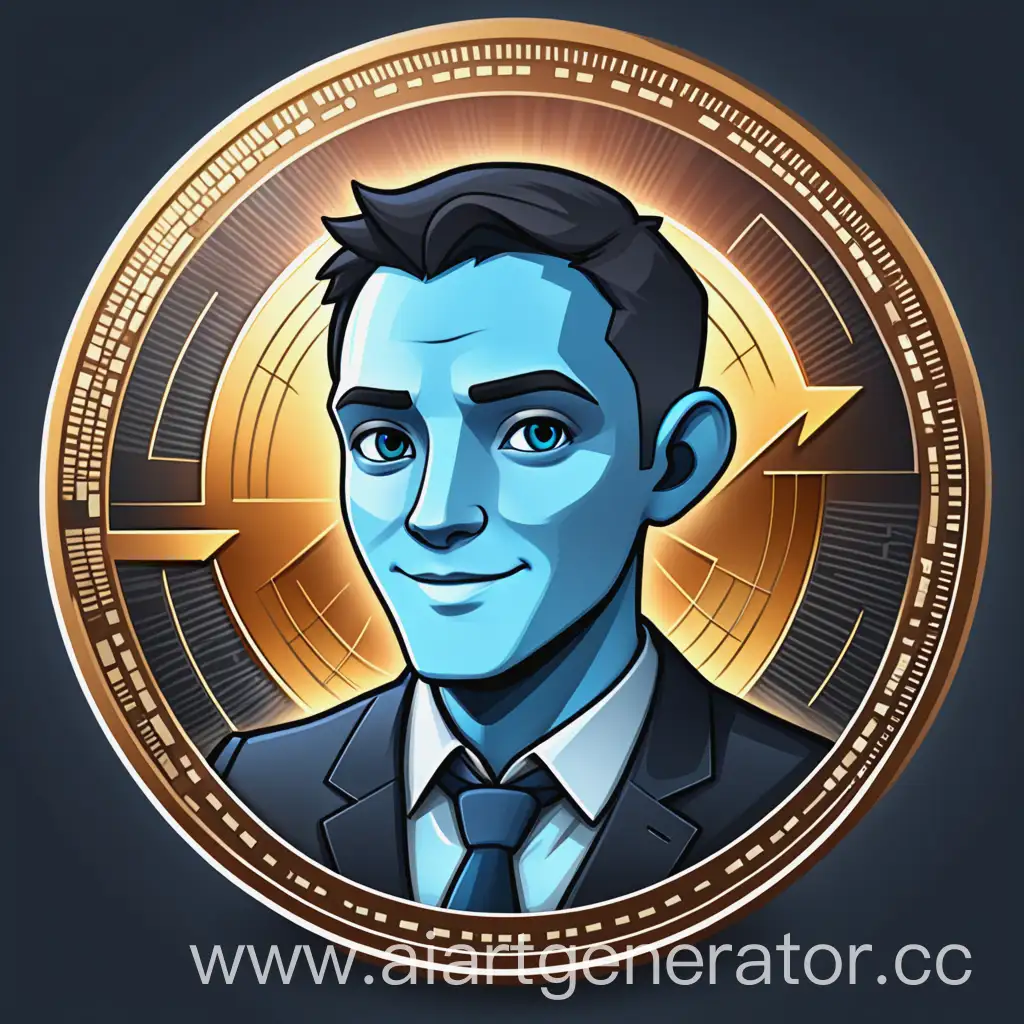 Сгенерируйся картинку для аватари телеграмм канала по тематике криптовалюта
