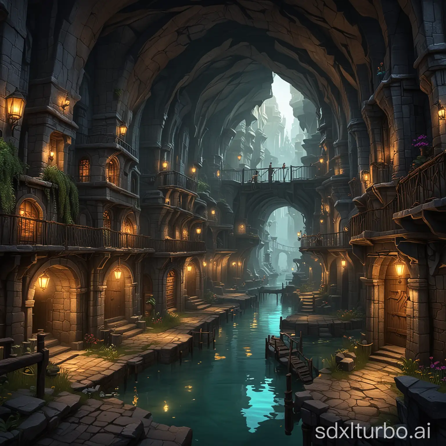 The underground city in League of Legends