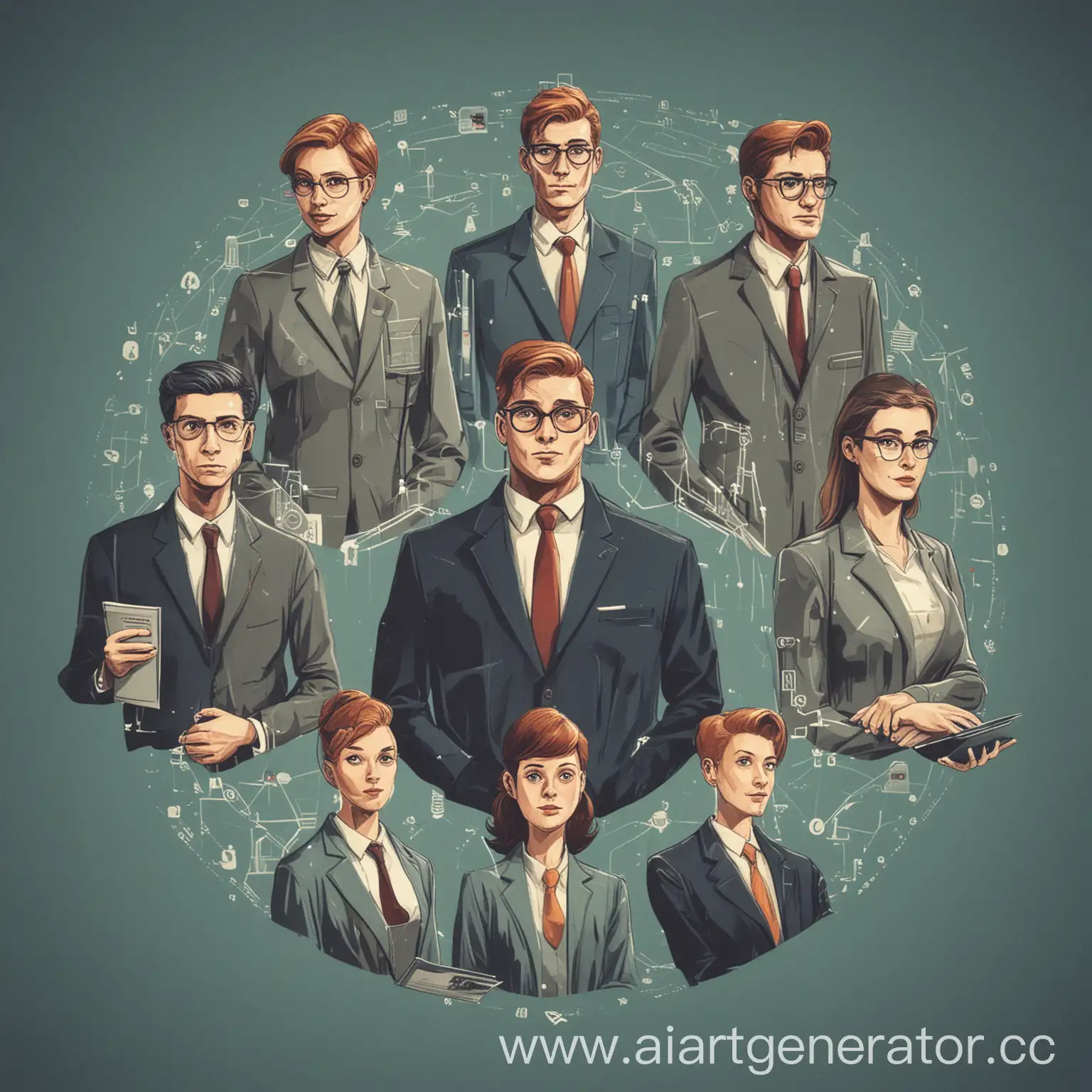 Group-Responsibility-for-Information-Security-People-Illustration