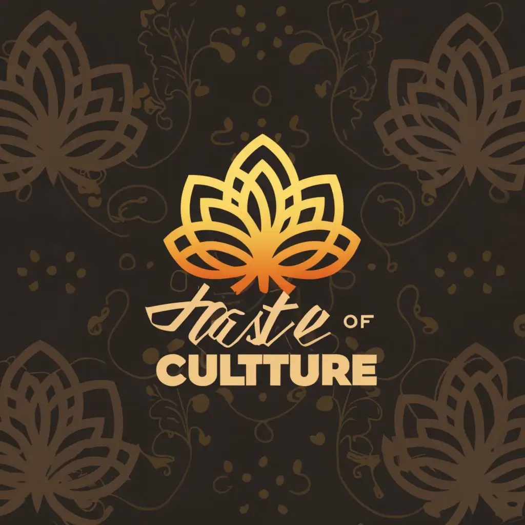 a logo design,with the text "Taste Of Culture", main symbol:An India,Moderate,be used in Restaurant industry,clear background