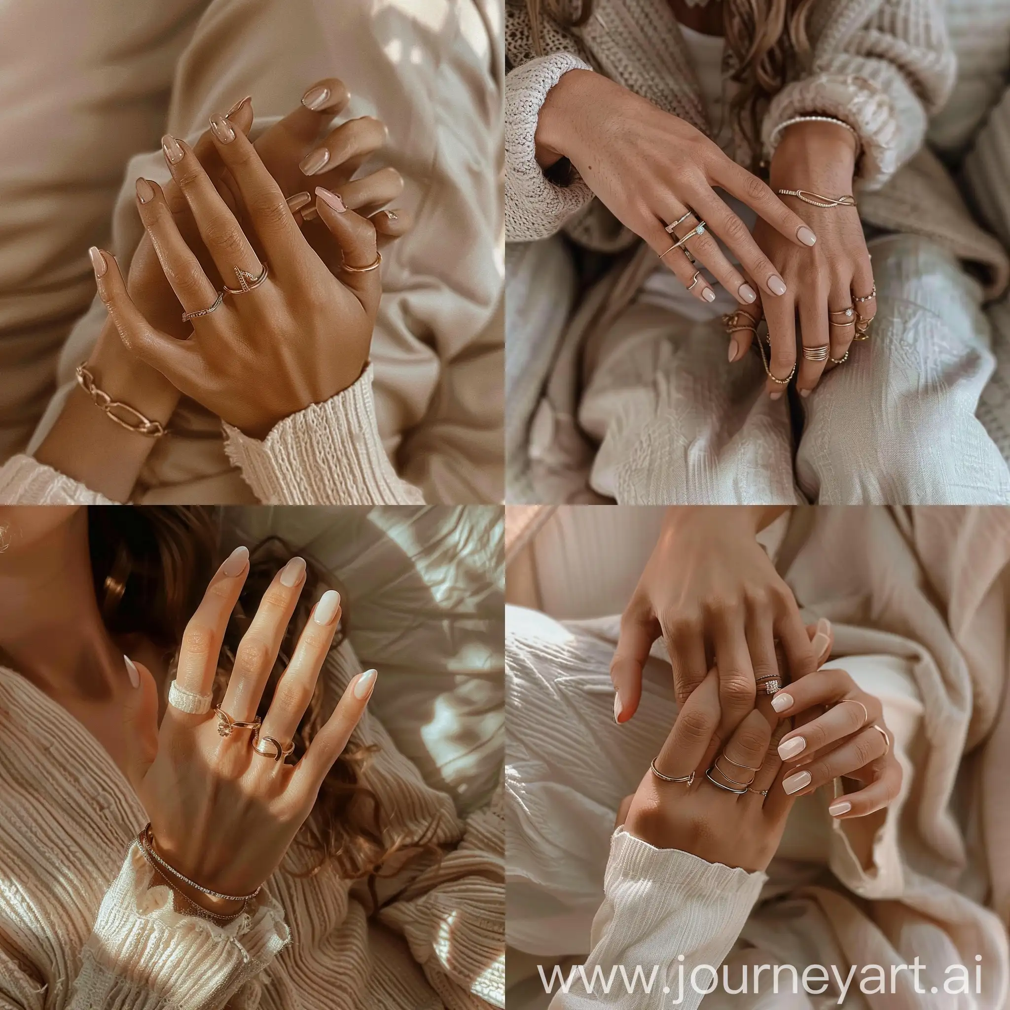 Aesthetic Instagram photo of a woman's hands 