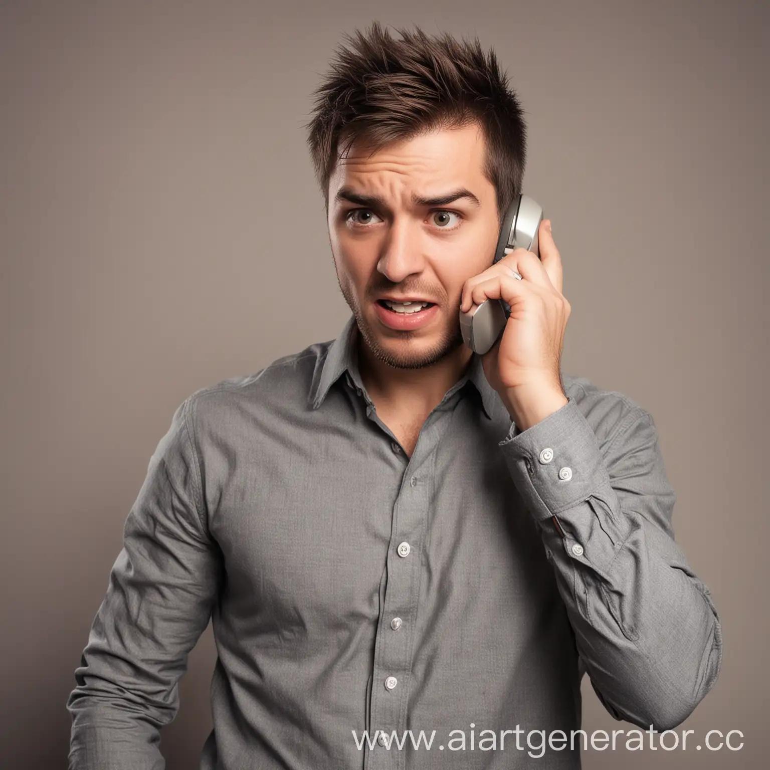 Businessman-Engaged-in-Intense-Phone-Conversation