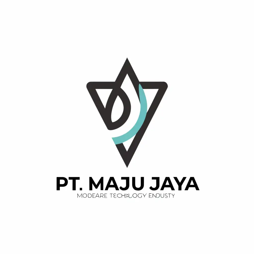 a logo design,with the text "PT. Maju Jaya Abadi", main symbol:Lambda,Moderate,be used in Technology industry,clear background