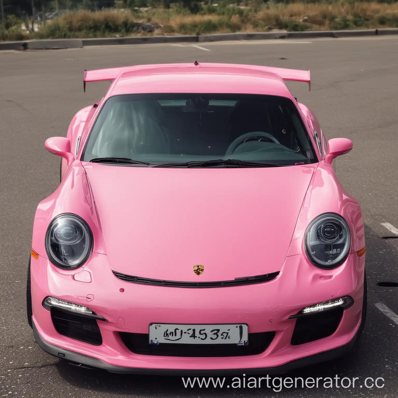 Pink-Porsche-911-with-Eyelashes-Stylish-Car-for-Fashionable-Women