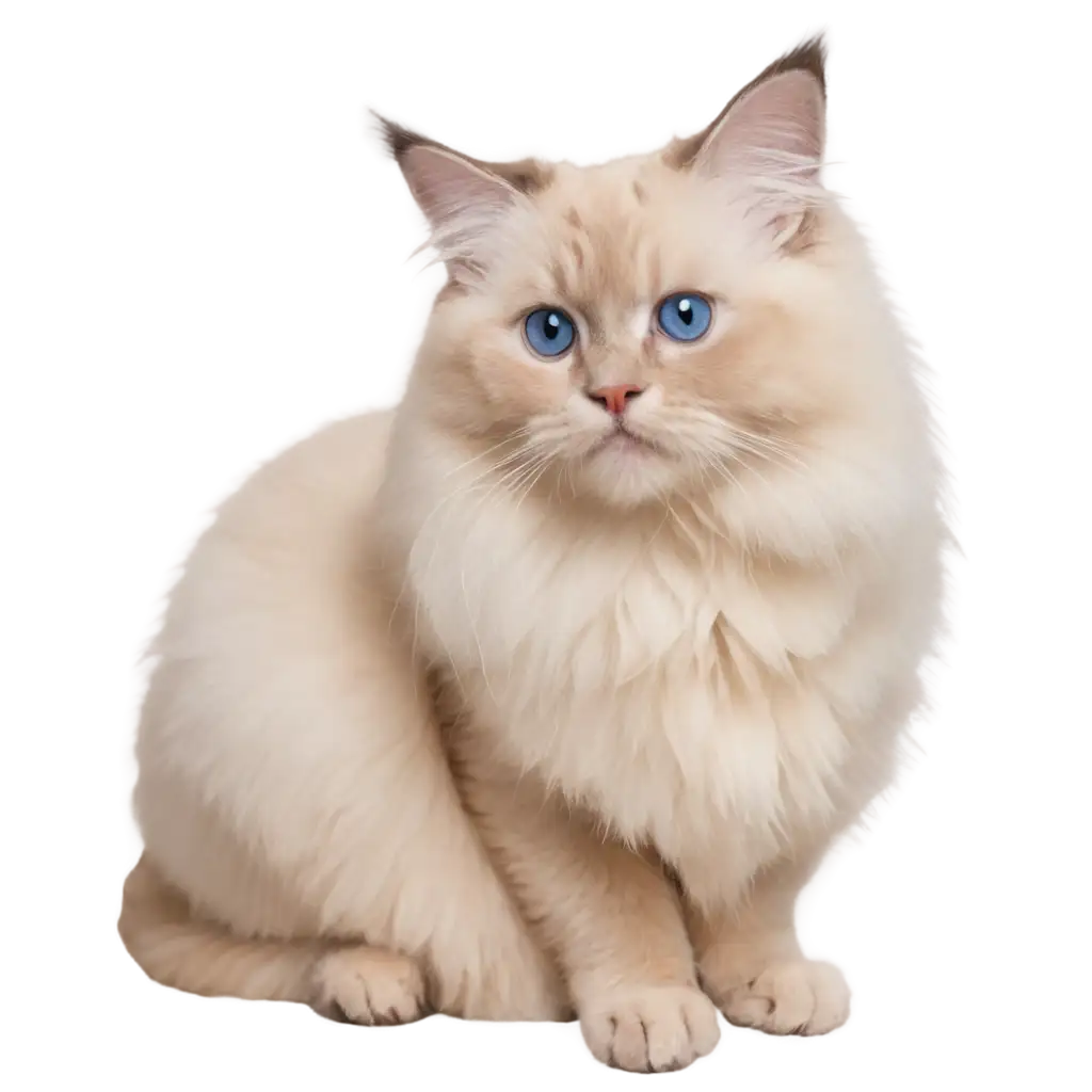 Chat-Male-Ragdoll-PNG-Create-Stunning-Digital-Art-with-a-Handsome-Feline-Character