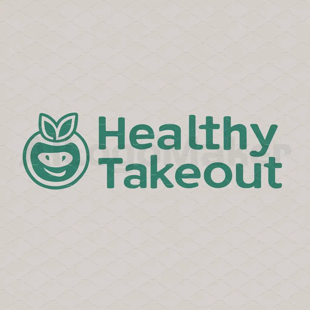 a logo design,with the text "healthy takeout", main symbol:healthy food delivery service mark,Moderate,be used in Restaurant industry,clear background