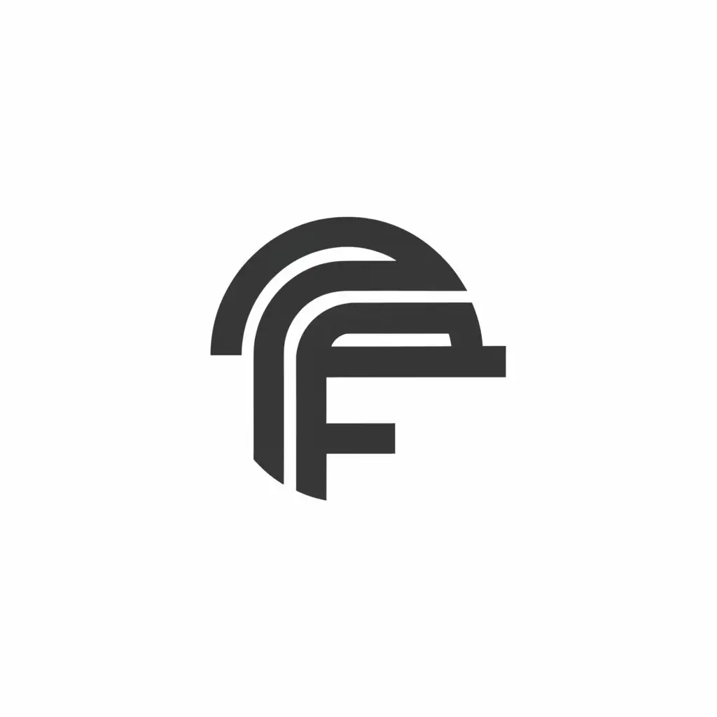 a logo design,with the text "F", main symbol:JUST Text,Minimalistic,be used in Religious industry,clear background