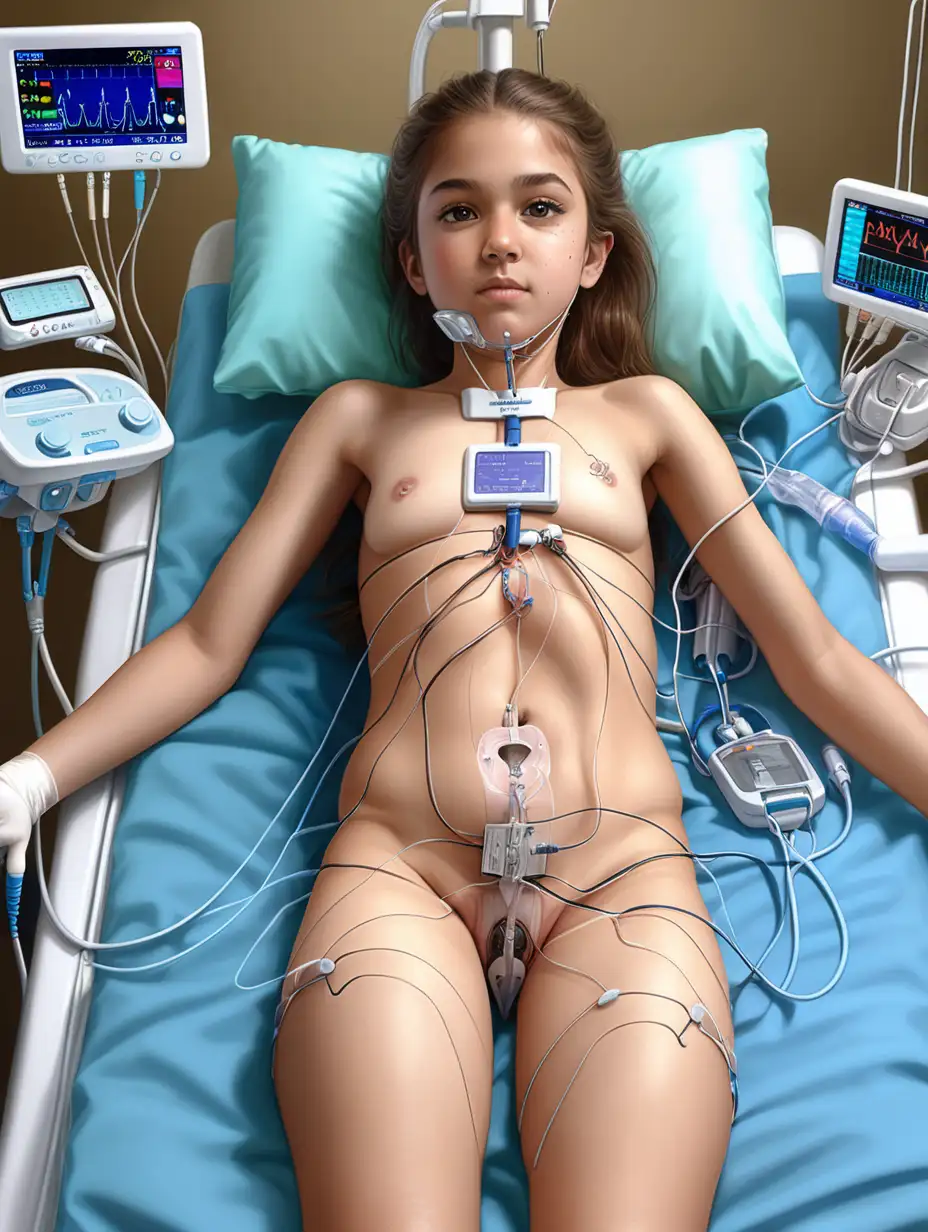 13YearOld-Patient-with-EKG-Electrodes-in-Surgery-Prep