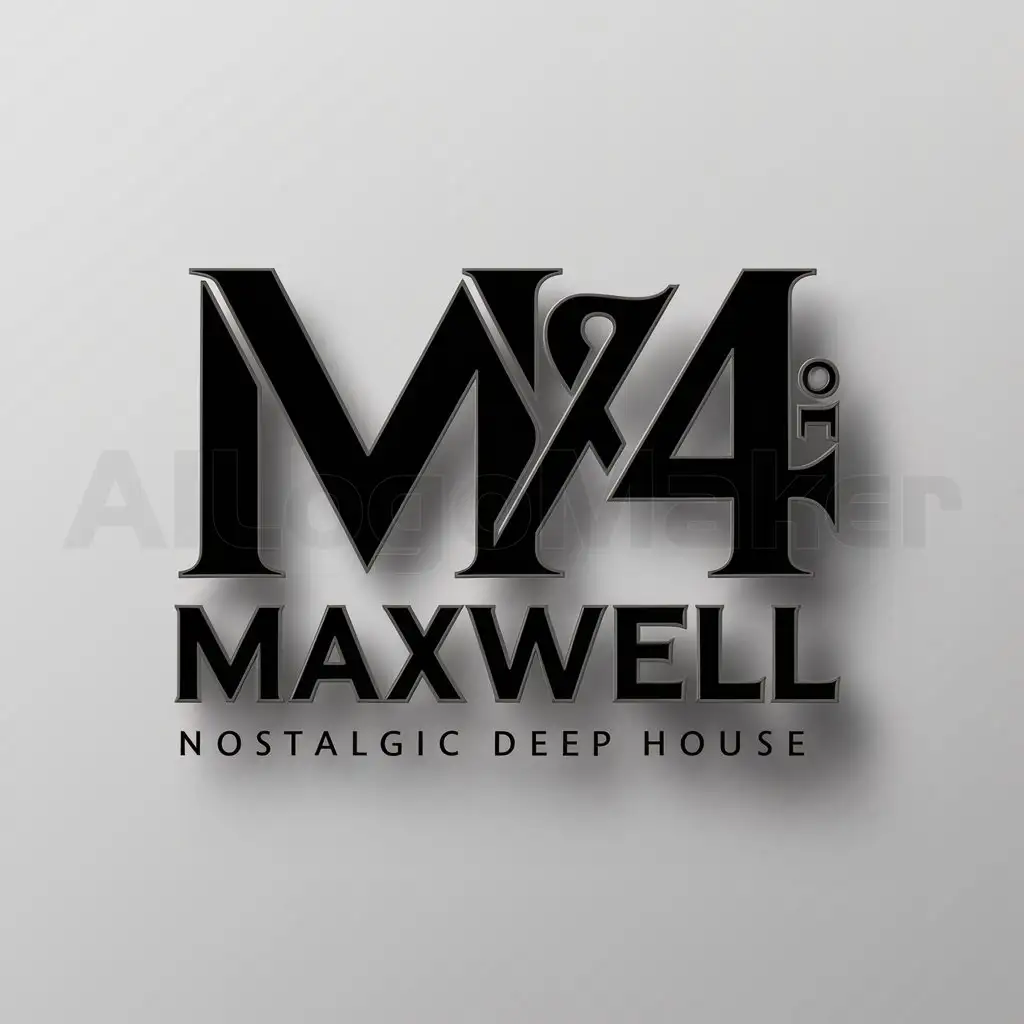 a logo design,with the text "MND", main symbol:Maxwell94NostalgicDeepHouse logos,complex,be used in MUSIC industry,clear background