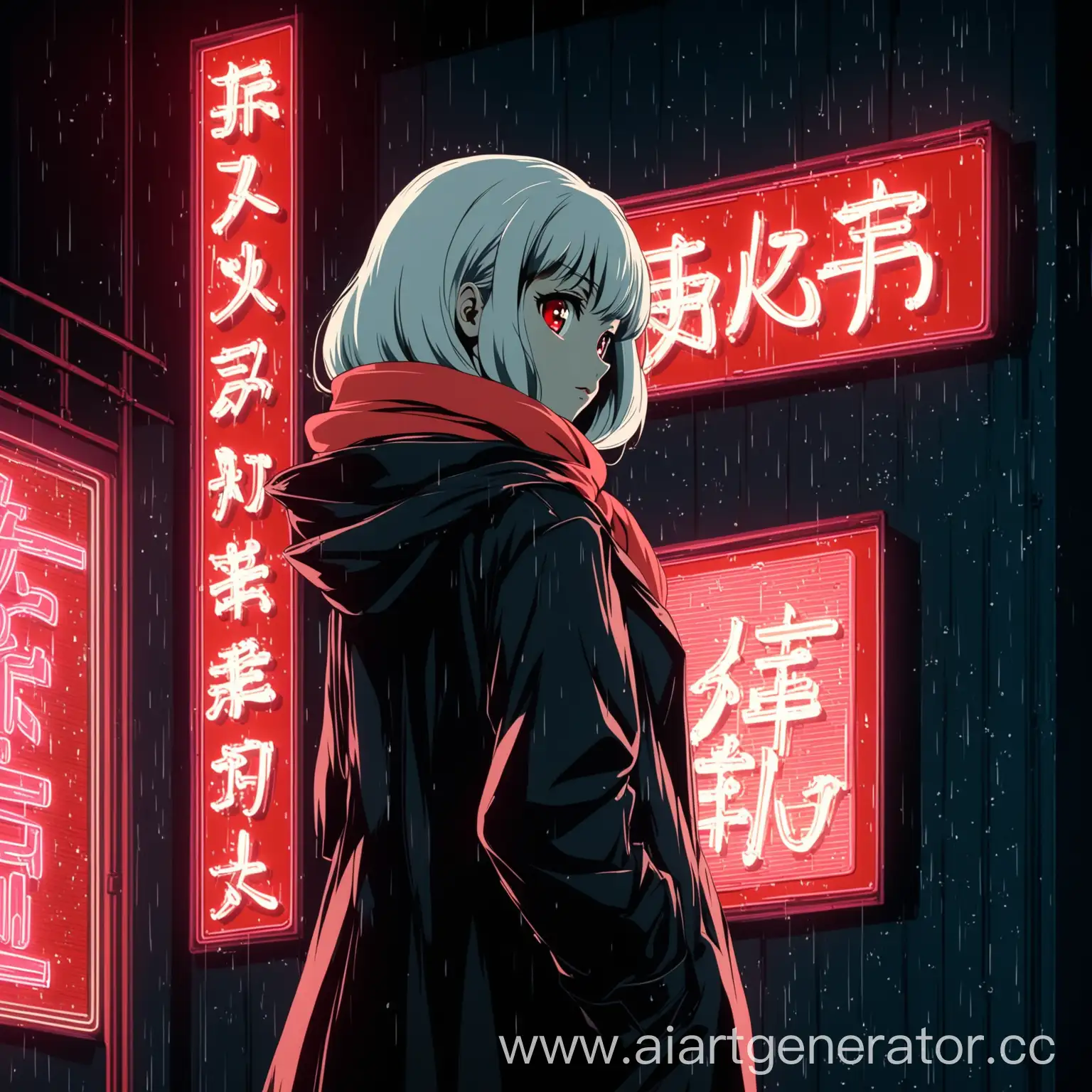Girl-in-Retro-Anime-Style-Neon-Sign-Background