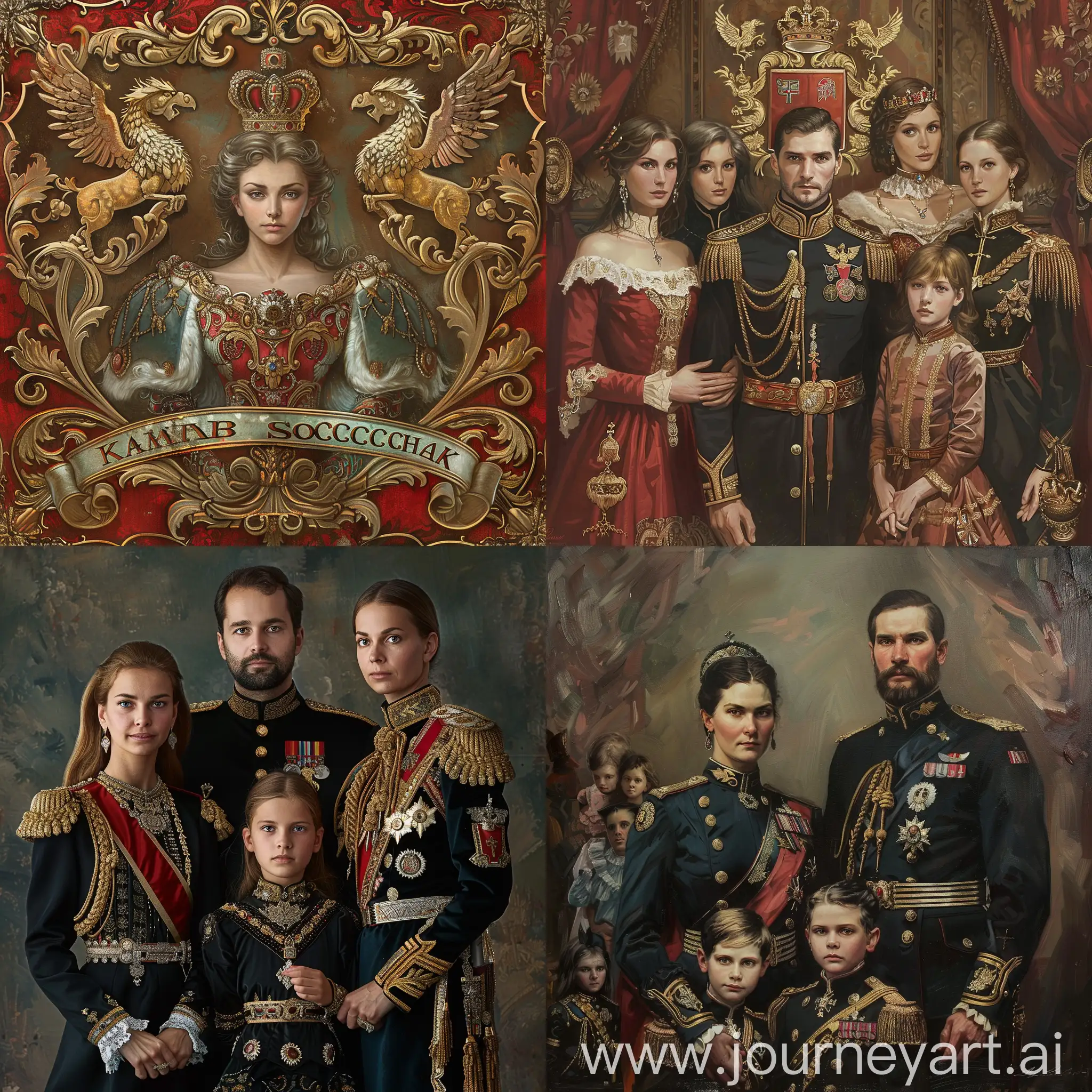 Ksenia-Sobchak-Family-Heraldry-Portrait-in-V6-Style