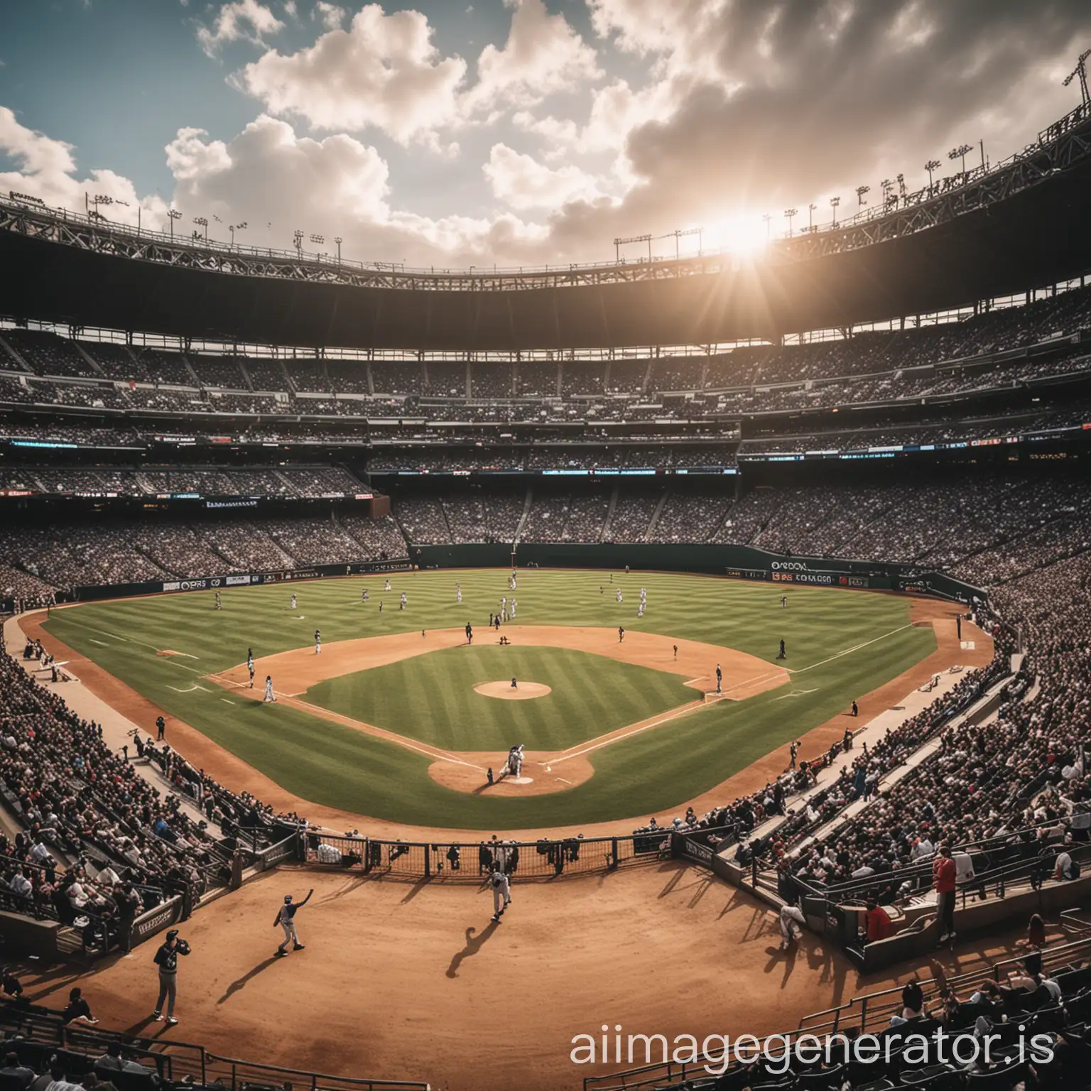 Dynamic-Baseball-Players-Hit-Home-Runs-in-Vibrant-Stadium-Scene