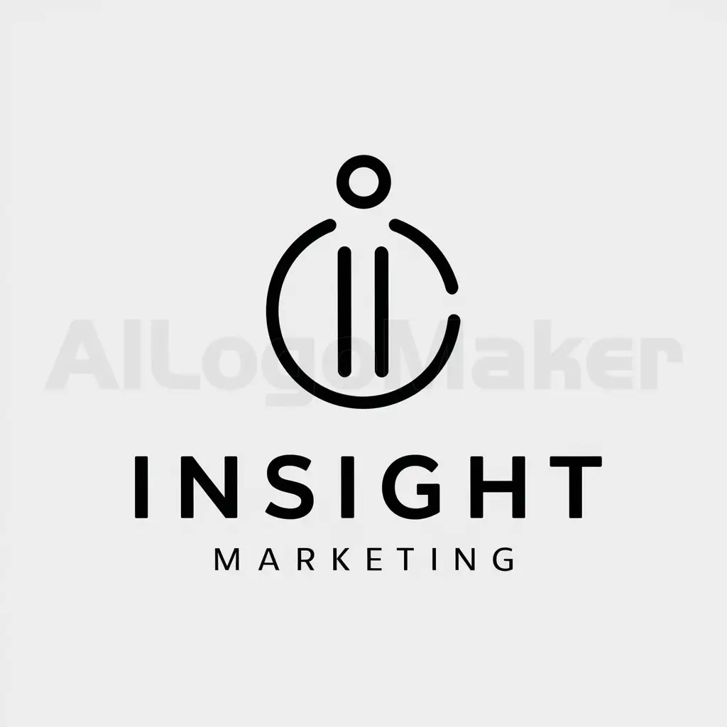 a logo design,with the text "Insight Marketing", main symbol:consultoria, juvenil, moderno,complex,be used in Consultoria industry,clear background