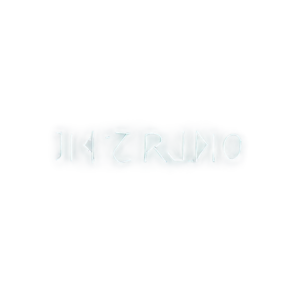 jazz radio station logo with cyberpunk feel