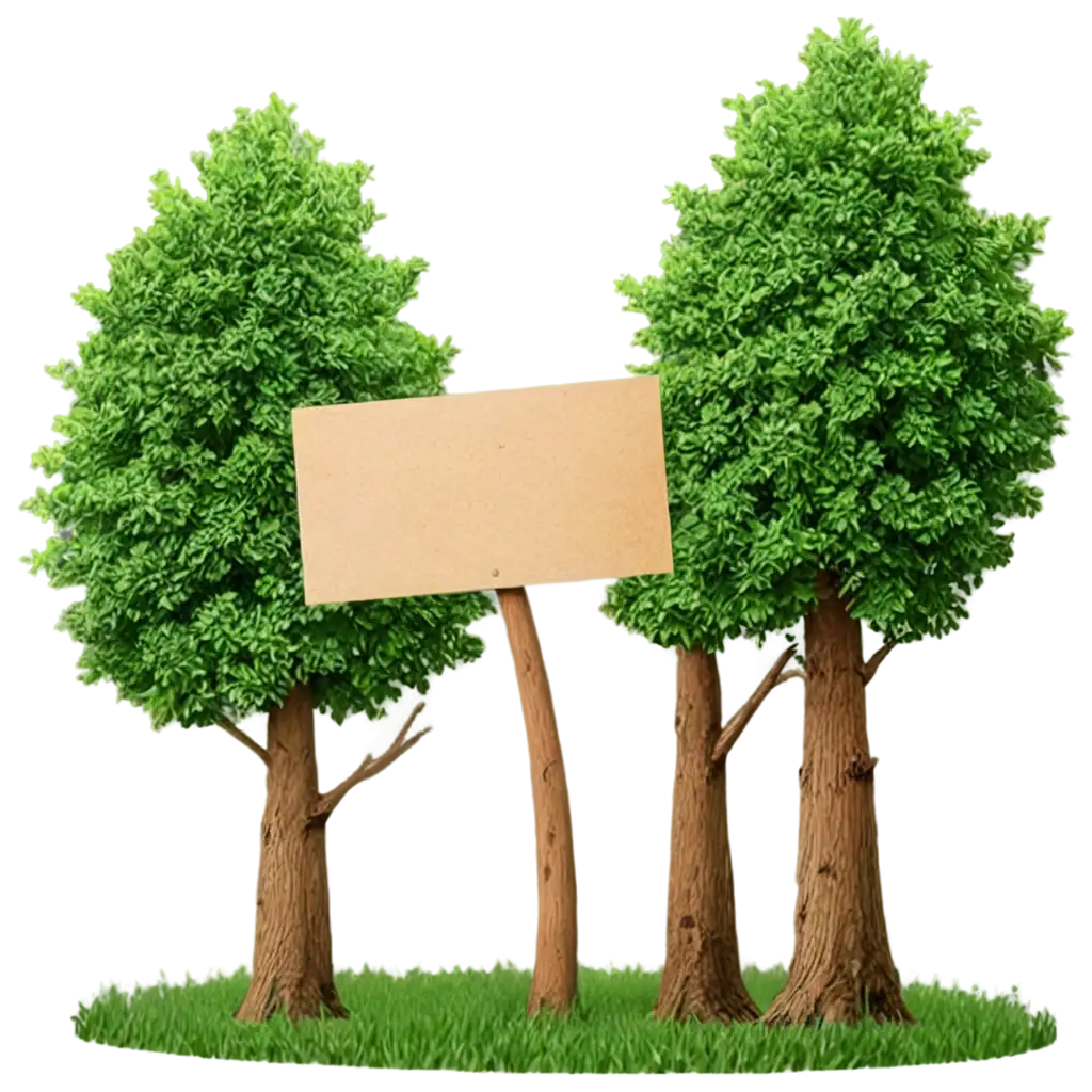 Premium-Quality-PNG-Image-of-a-Wooden-Tree-Placard-Enhance-Visual-Appeal-and-Clarity