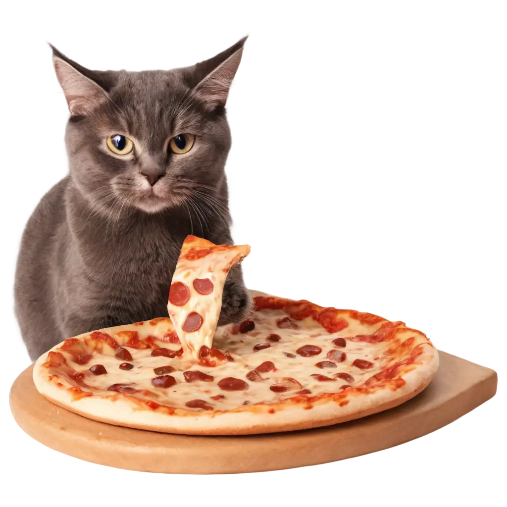 Adorable-Cat-Eating-Pizza-Engaging-PNG-Image-for-Social-Media-and-Blog-Posts