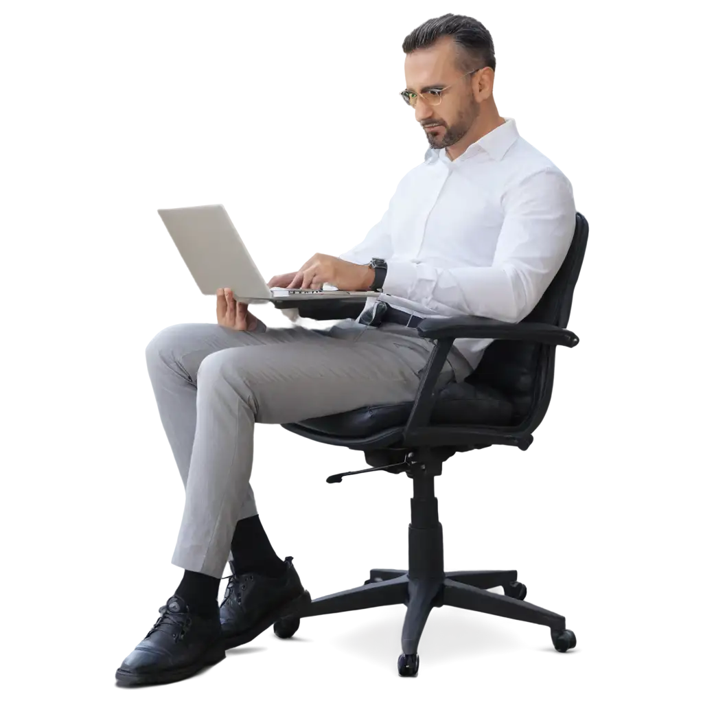 Professional-PNG-Image-Man-Typing-on-Computer-While-Sitting-in-Chair