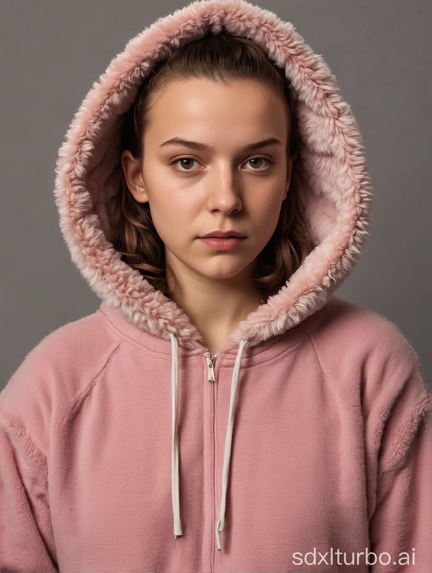 Mysterious-Figure-in-ElevenInspired-FurTrimmed-Hoodie-from-Stranger-Things