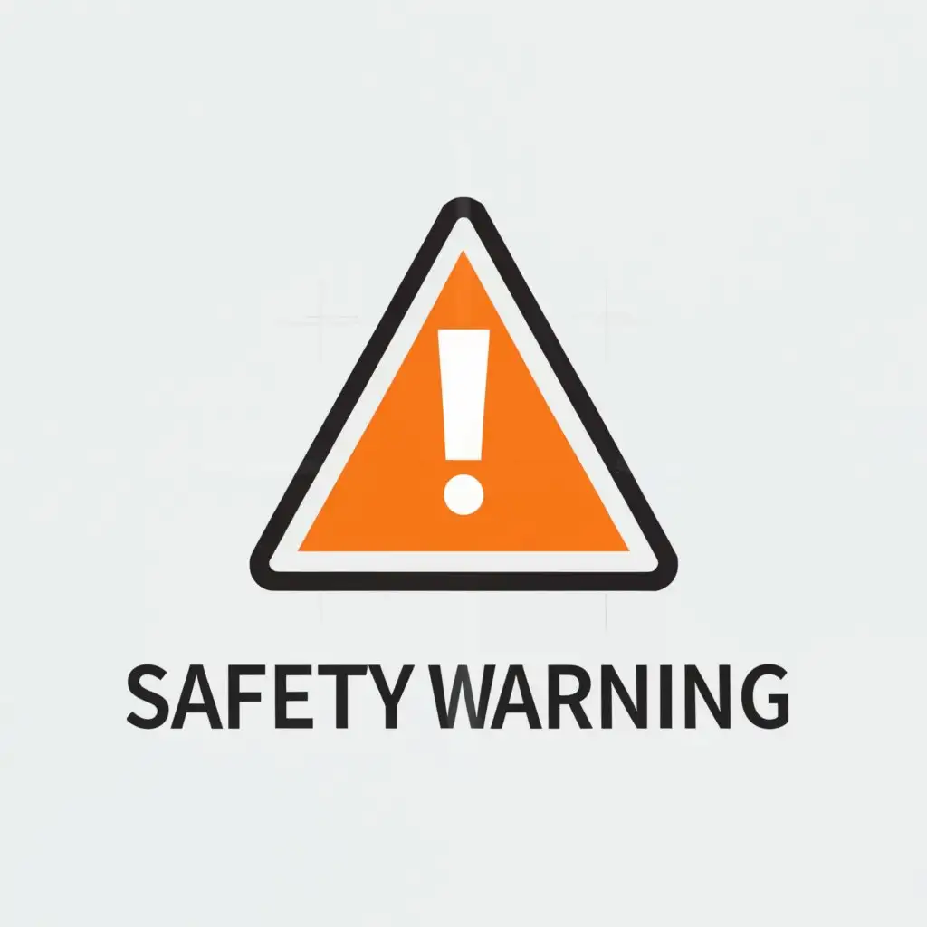 a logo design,with the text "Safety warning sign", main symbol:Combination Triangle,Moderate,be used in Dormitory safety industry,clear background