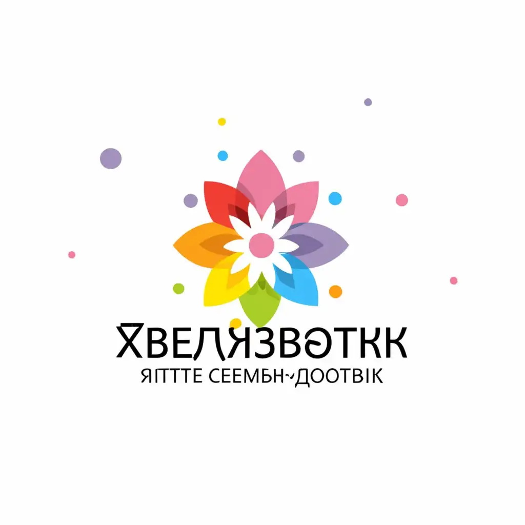 LOGO-Design-For-Flower-of-Seven-Colors-in-Moderate-Style-for-Education-Industry