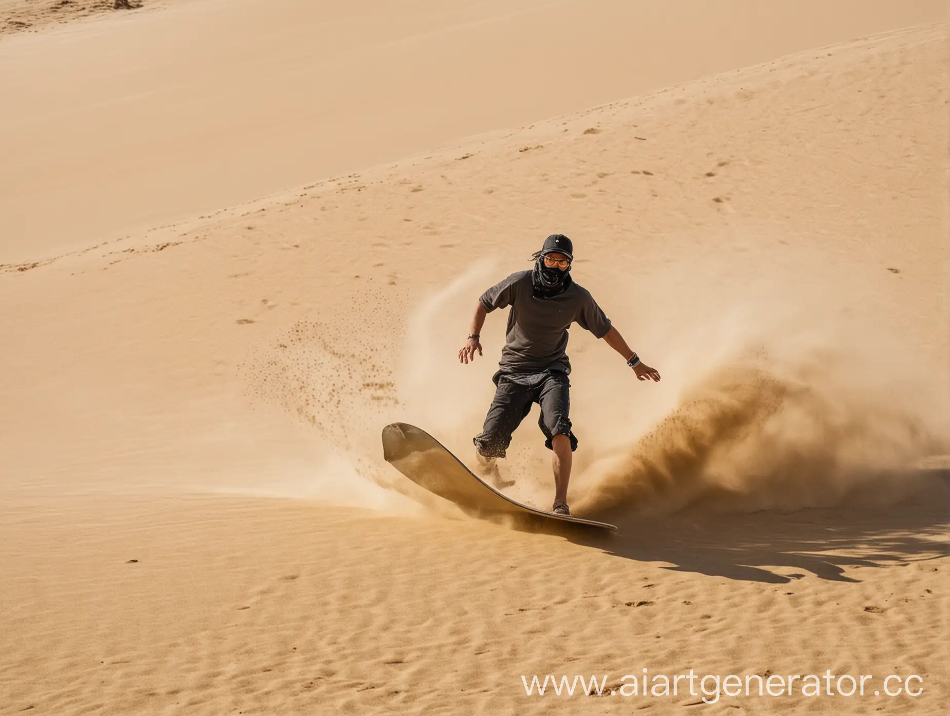 Sandboarding-Trick-Flipping-Rider-Sends-Sand-Flying