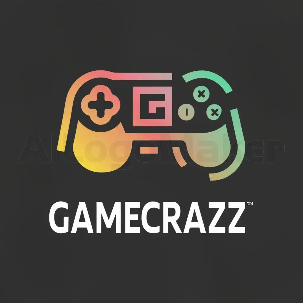 a logo design,with the text "gamecraze", main symbol:gamecraze,complex,be used in Technology industry,clear background