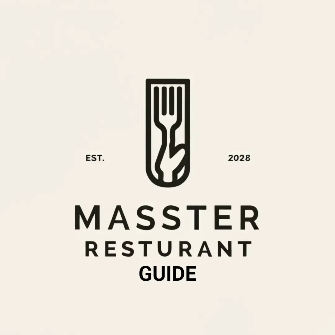a logo design,with the text "Master Restaurant", main symbol:Guide to Restoration & Hospitality,complex,be used in Others industry,clear background