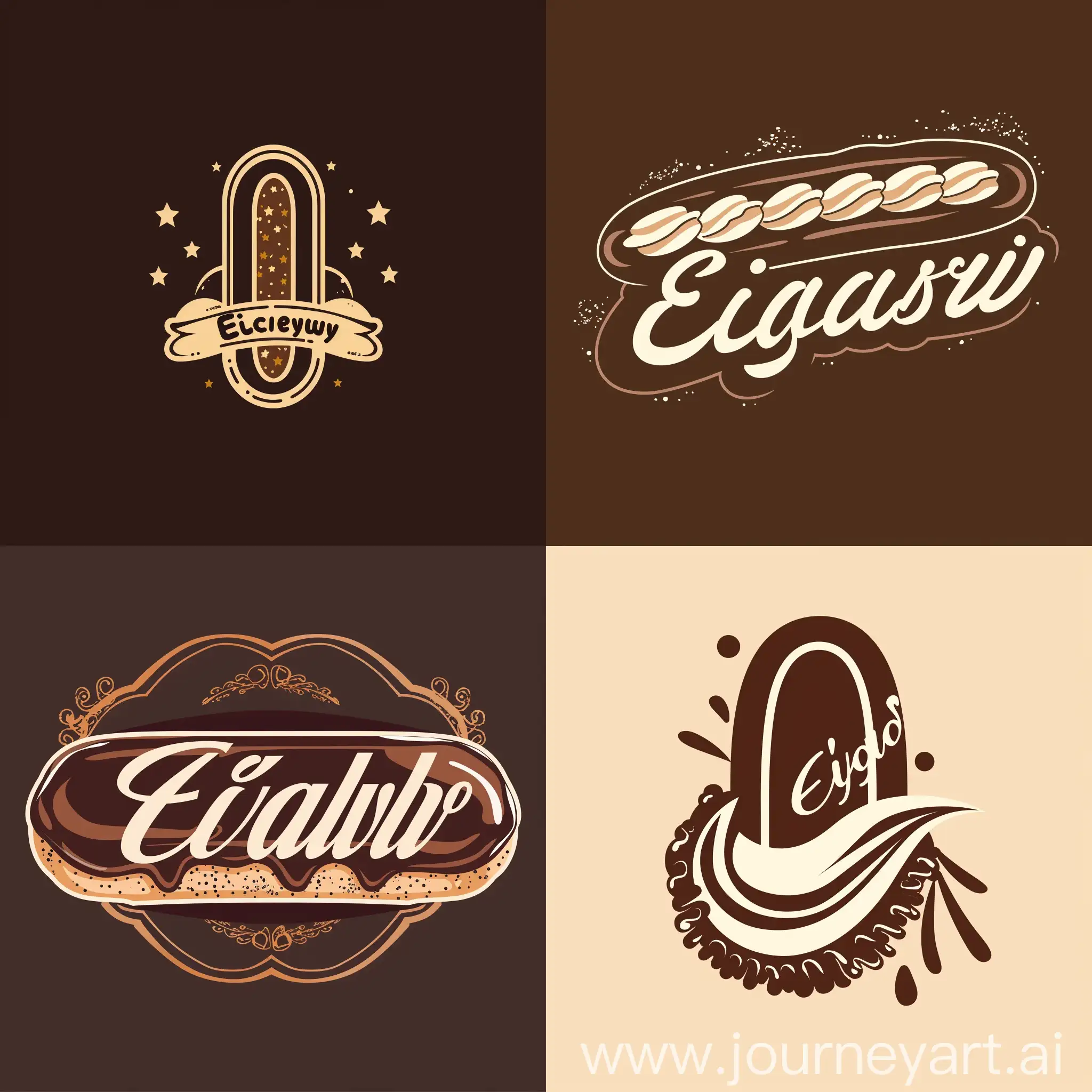 Delicious-Chocolate-clair-Logo-Design