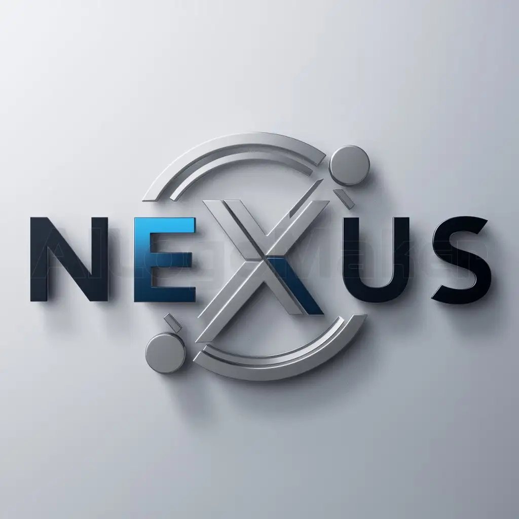 a logo design,with the text "Nexus", main symbol:Your Digital Hub,Moderate,clear background