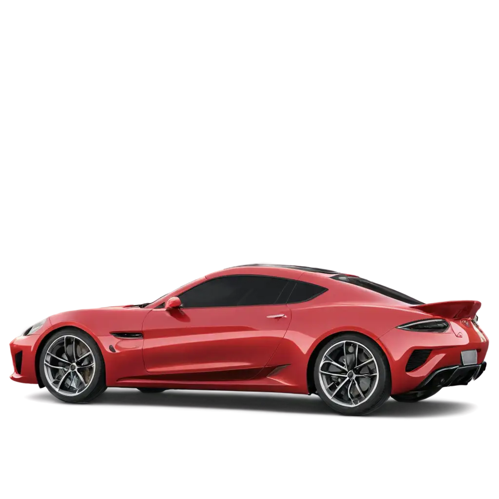 Sleek-Red-Sports-Car-with-Aerodynamic-Design-HighQuality-PNG-Image-for-Maximum-Clarity-and-Detail