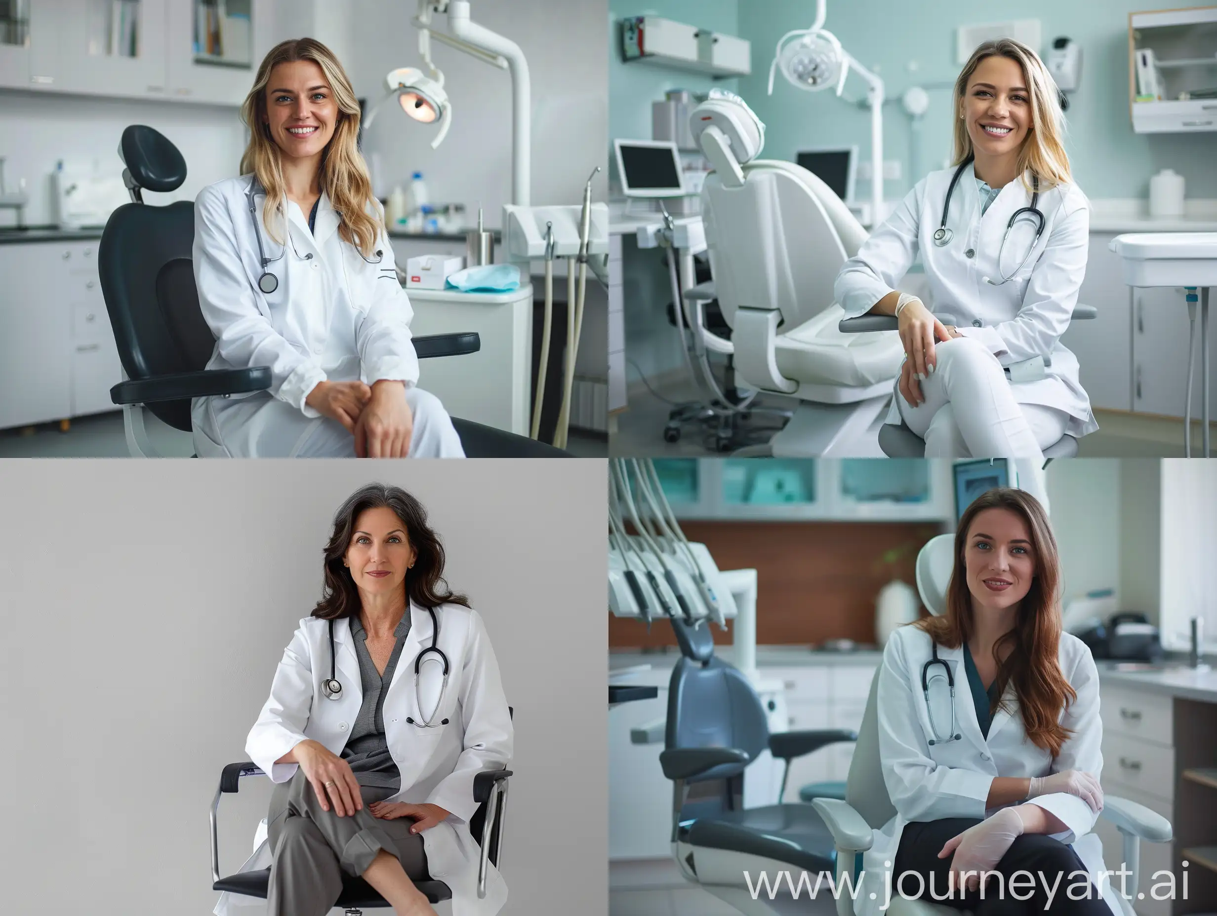American-Woman-Doctor-Sitting-on-Examination-Chair