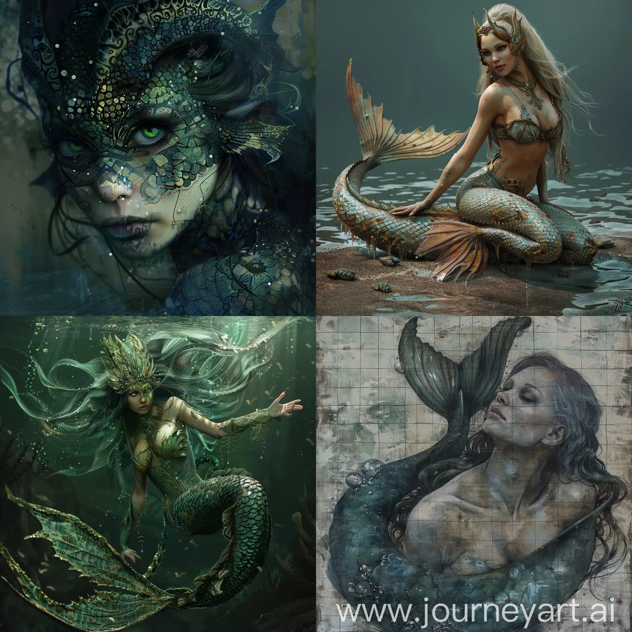 Siren-Creature-in-Mysterious-Waters