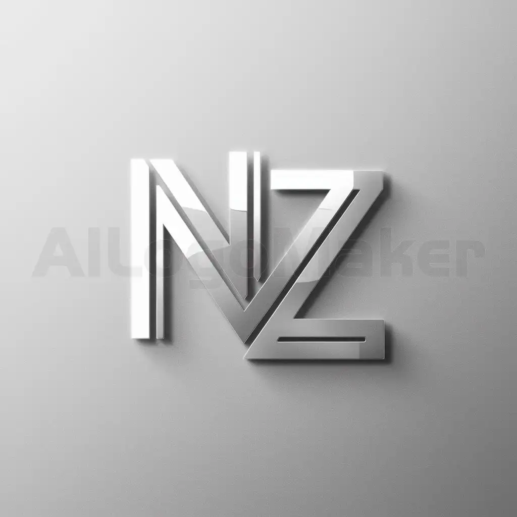 a logo design,with the text "NZ", main symbol:NZ,Moderate,be used in Internet industry,clear background