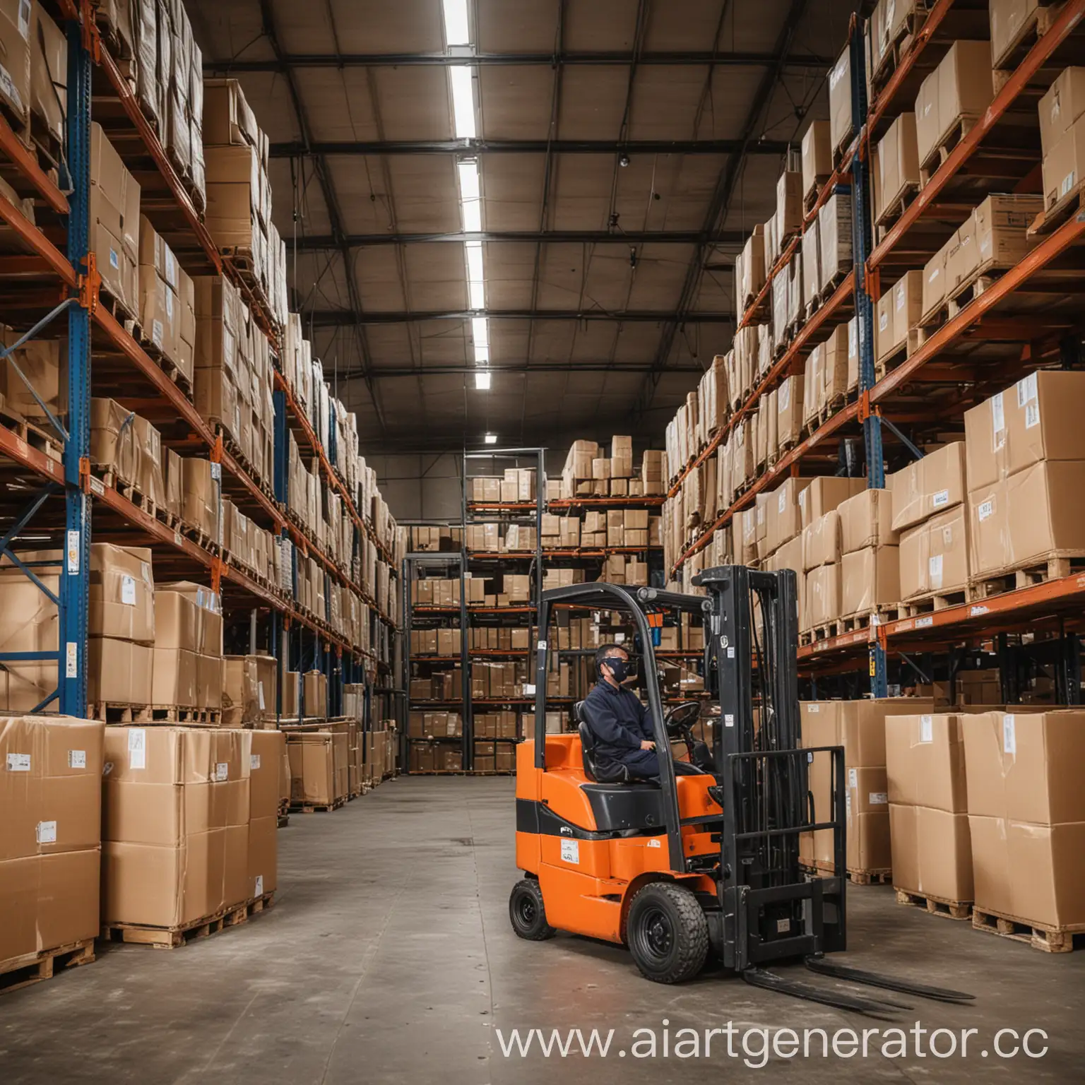 Industrial-Warehouse-Scene-with-Ozone-and-Forklift