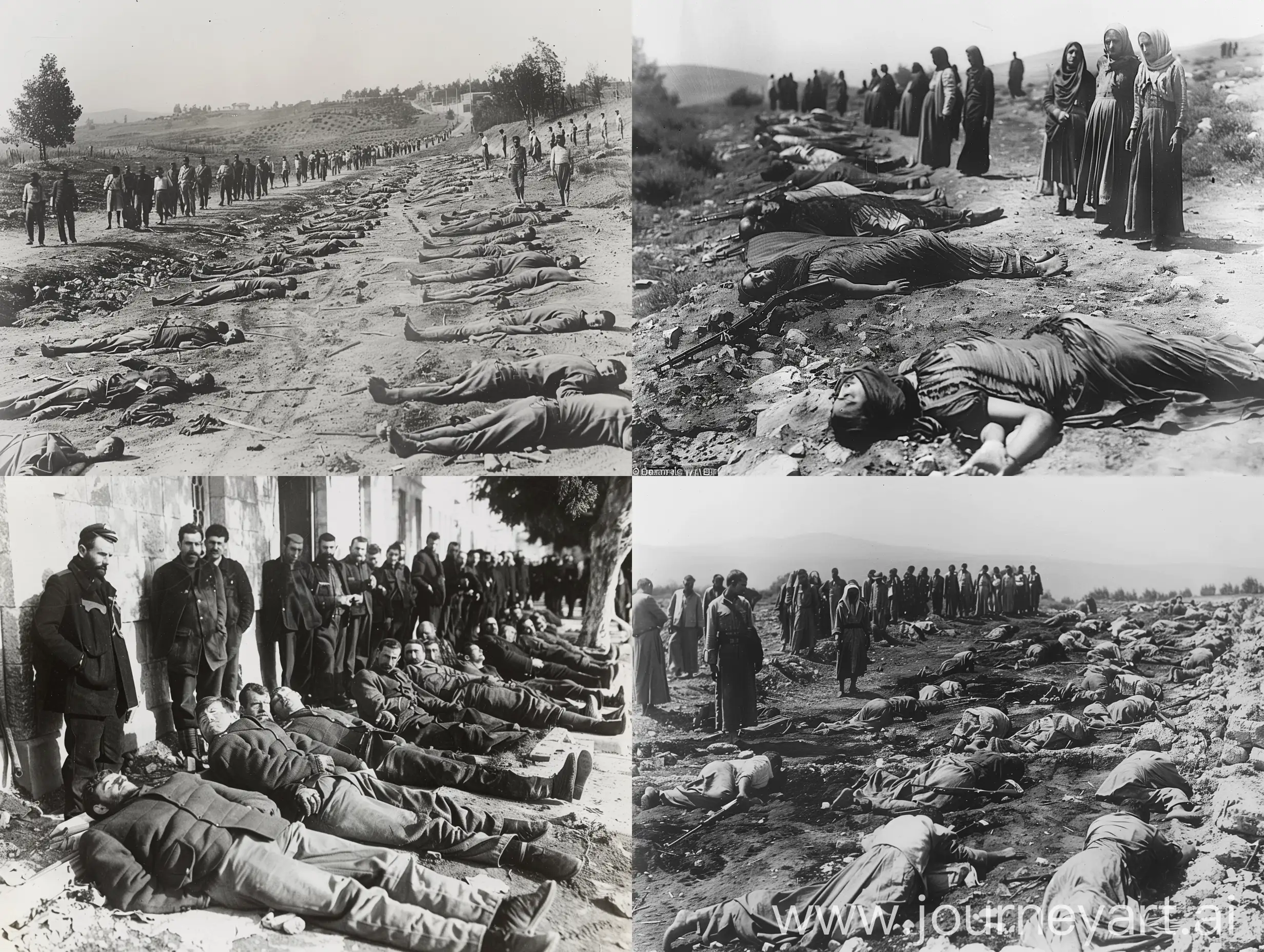 The Izmit massacres have gone down in history as one of the bloody pages of the Turkish-Greek War (1919-1922). These massacres took place in the Izmit region and were the result of the atrocities and atrocities committed by the Greek forces and their supporters against the Turks. During the Greek occupation, the Turkish people in the region suffered great pain, suffered serious loss of life and were subjected to gross violations of human rights.