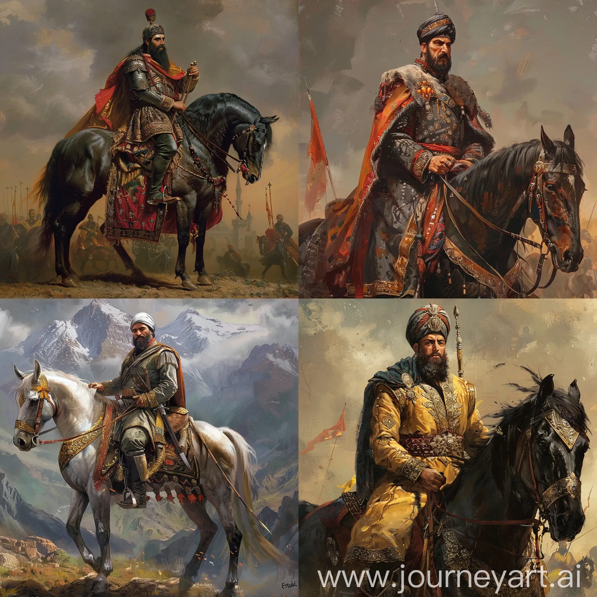 Erturul-Ghazi-Riding-Majestically-on-His-Horse