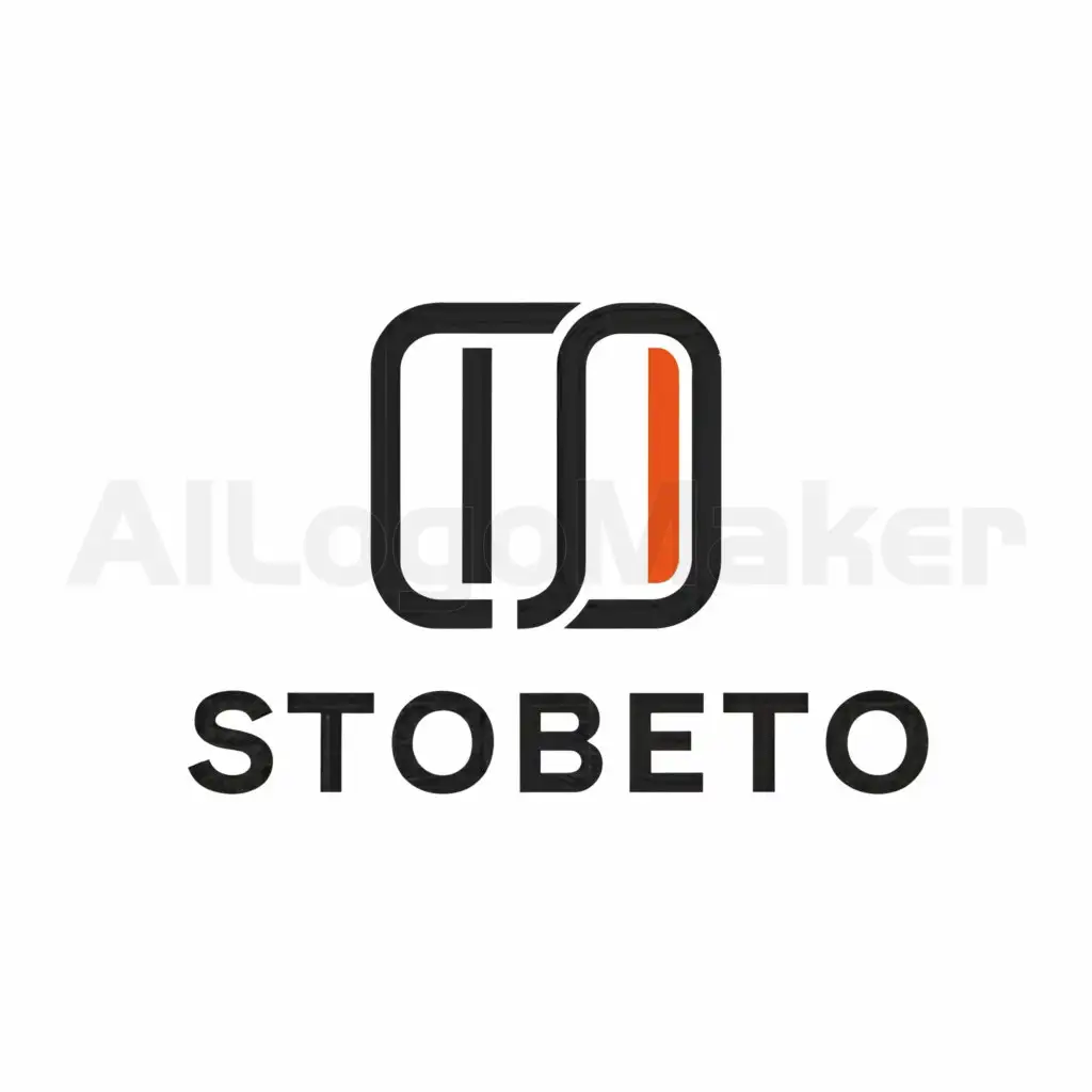 a logo design,with the text "STROBETO", main symbol:road stripes, traffic stripes Europe hyper modern,Minimalistic,be used in 0 industry,clear background