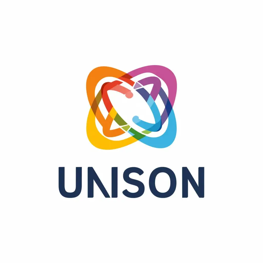 LOGO-Design-for-Unison-Dynamic-Text-with-Universal-Appeal-on-a-Sleek-Background