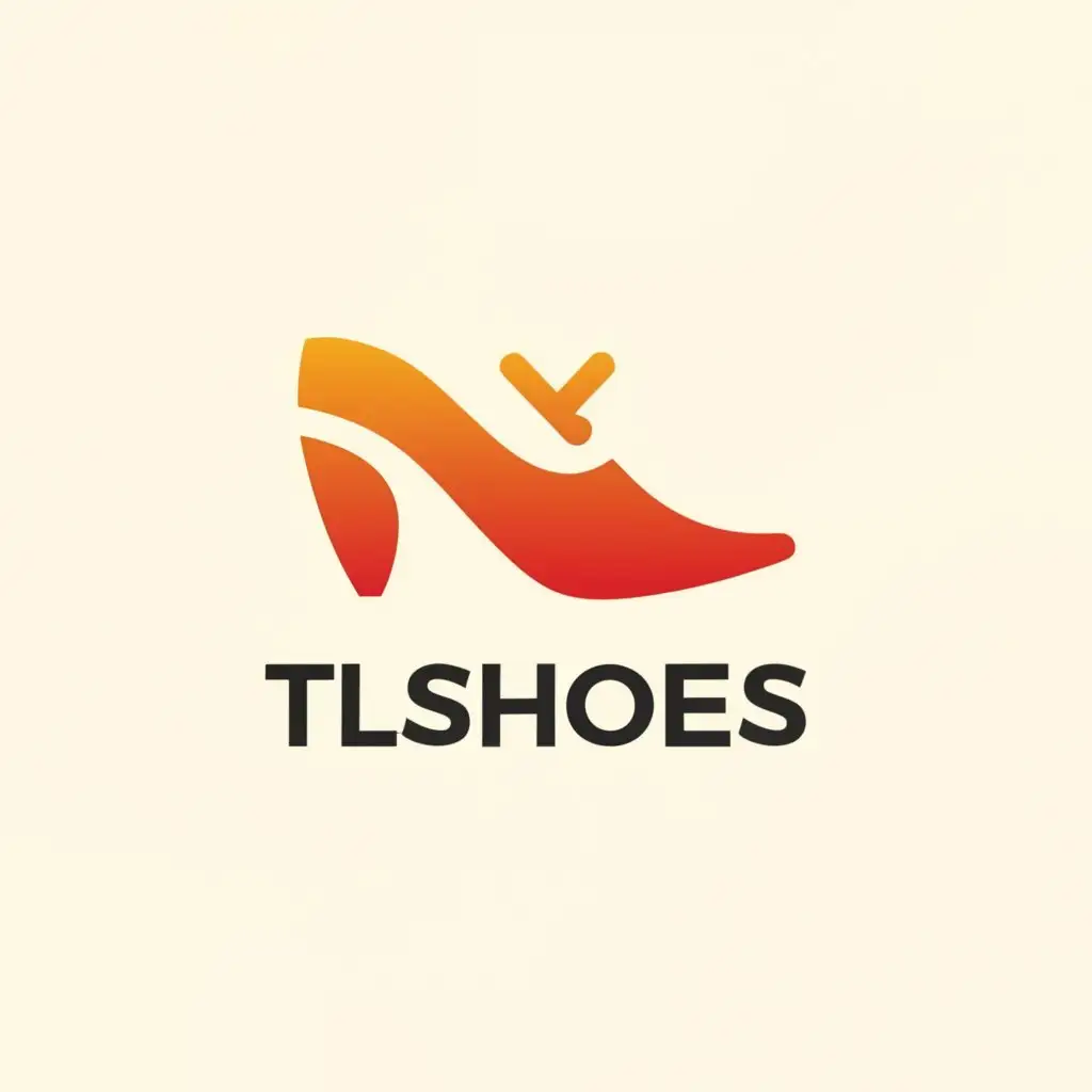 a logo design,with the text "TLShoes", main symbol:A female highheel,Moderate,be used in Retail industry,clear background