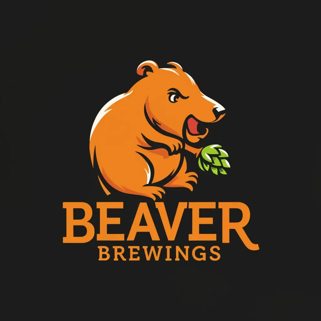 LOGO-Design-For-Beaver-Brewings-Minimalistic-Logo-Featuring-a-Beaver-and-Big-Hop