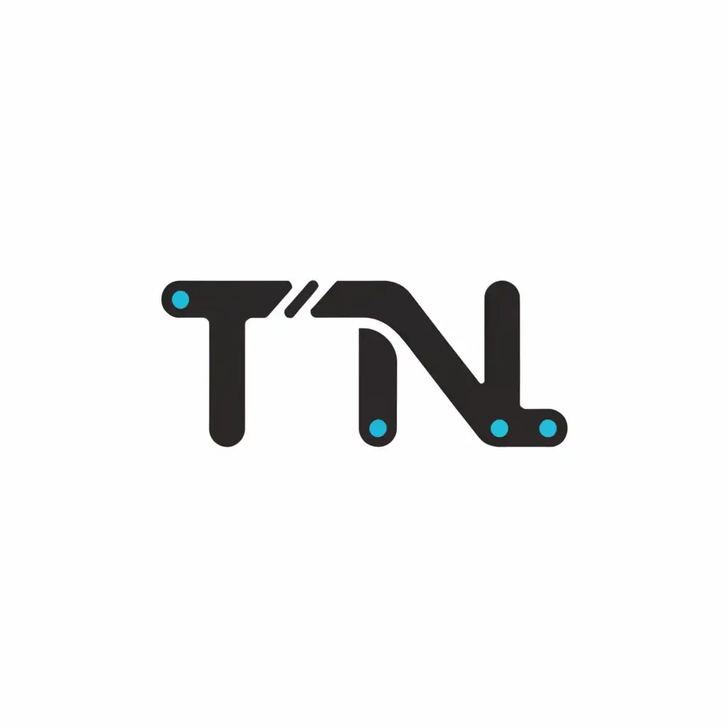 a logo design,with the text "technonar", main symbol:tn,Moderate,clear background