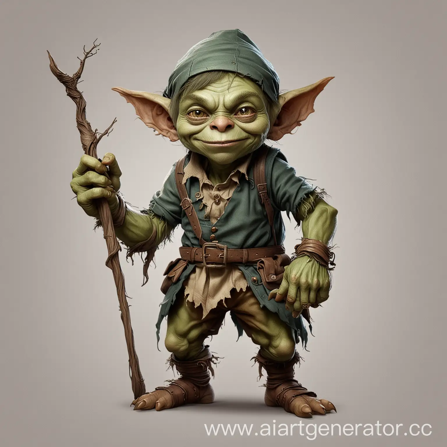 Illustration-of-Goblin-on-Transparent-Background