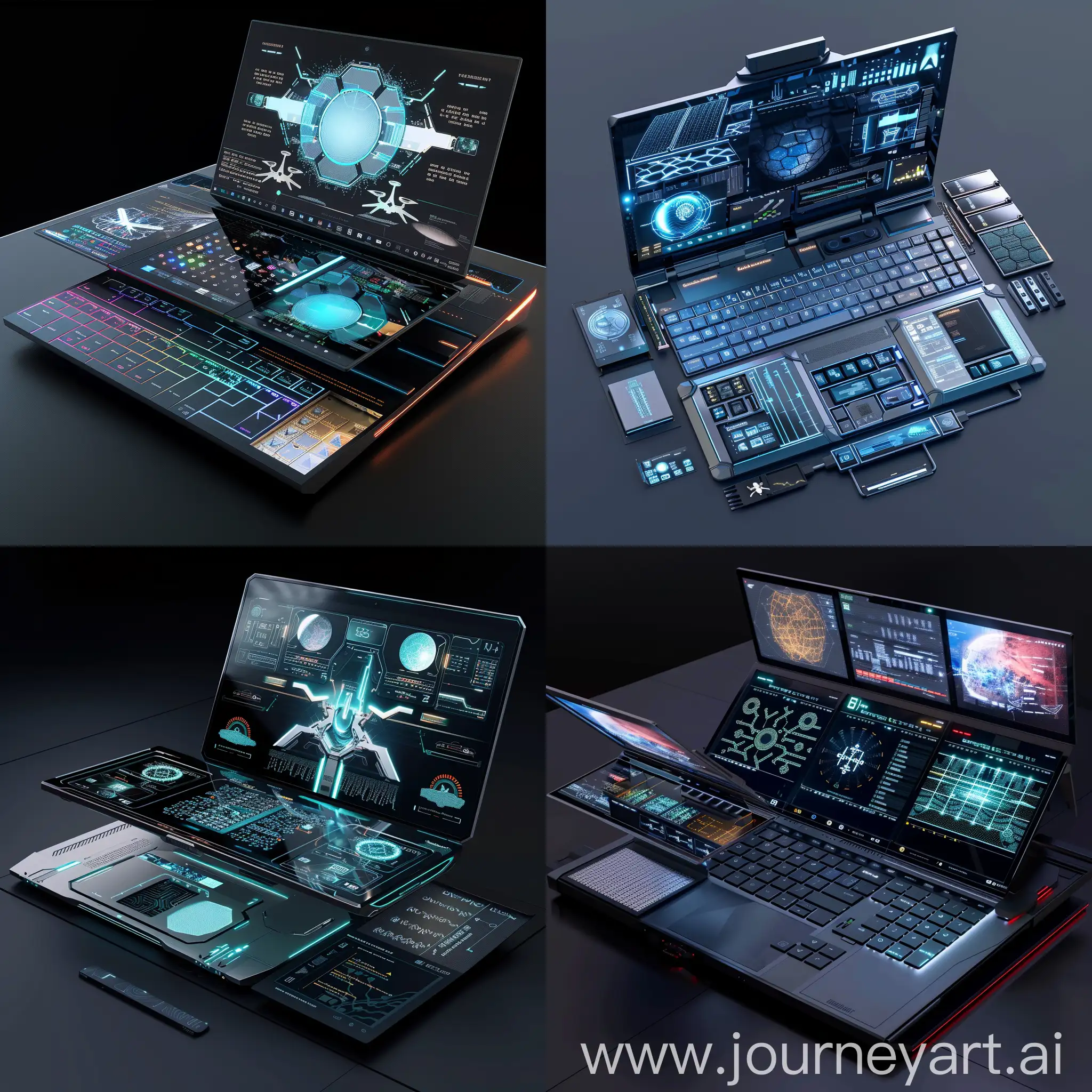 Futuristic-Quantum-Computing-Laptop-with-Holographic-Display-and-AI-Virtual-Assistant