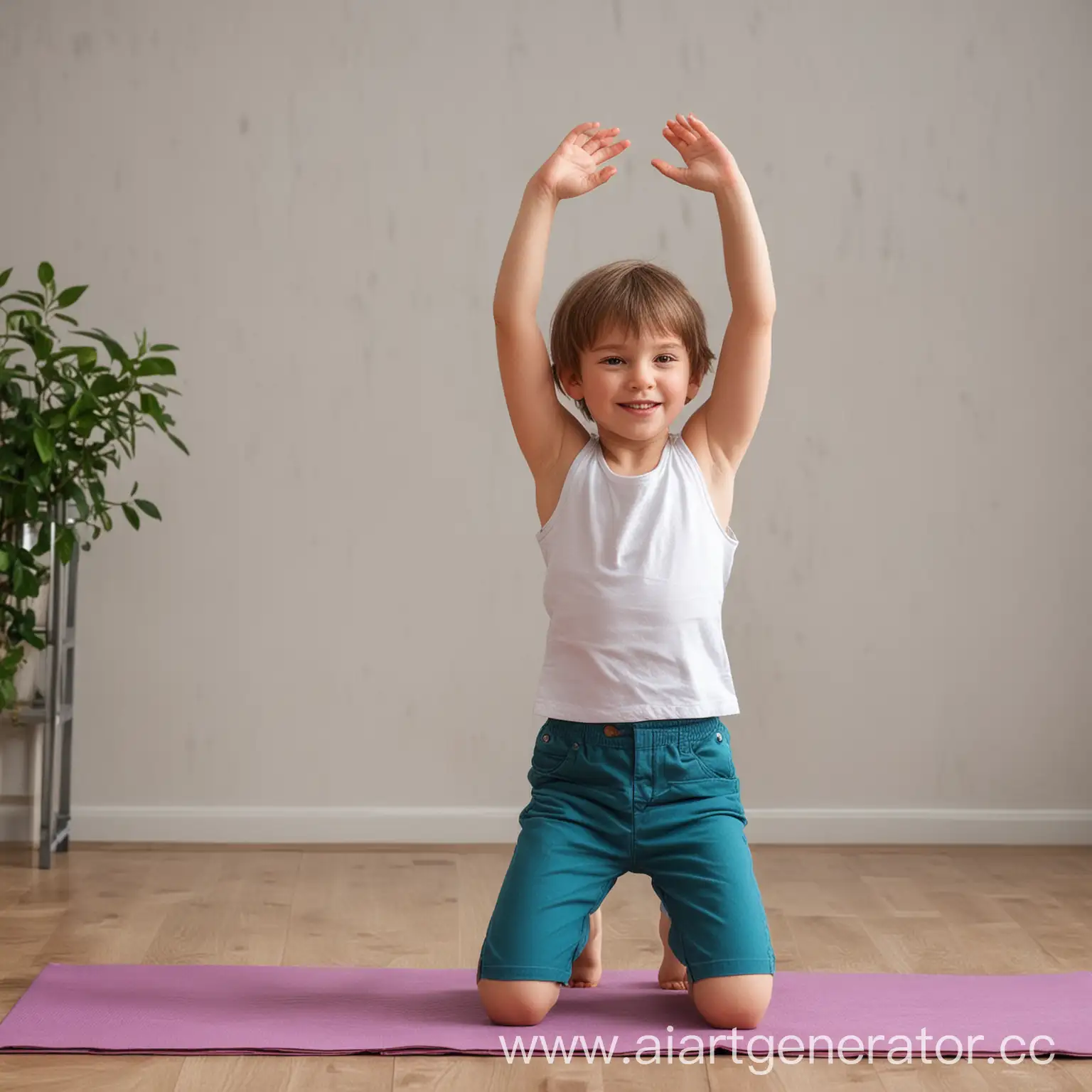 Child-Performing-Arm-Exercises