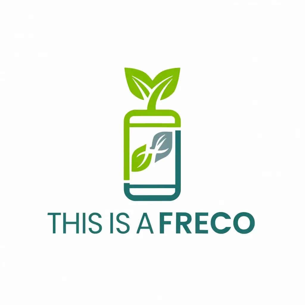 a logo design,with the text "This is a fresco", main symbol:mobile, vegetable and fruits, SAVING,complex,be used in Internet industry,clear background