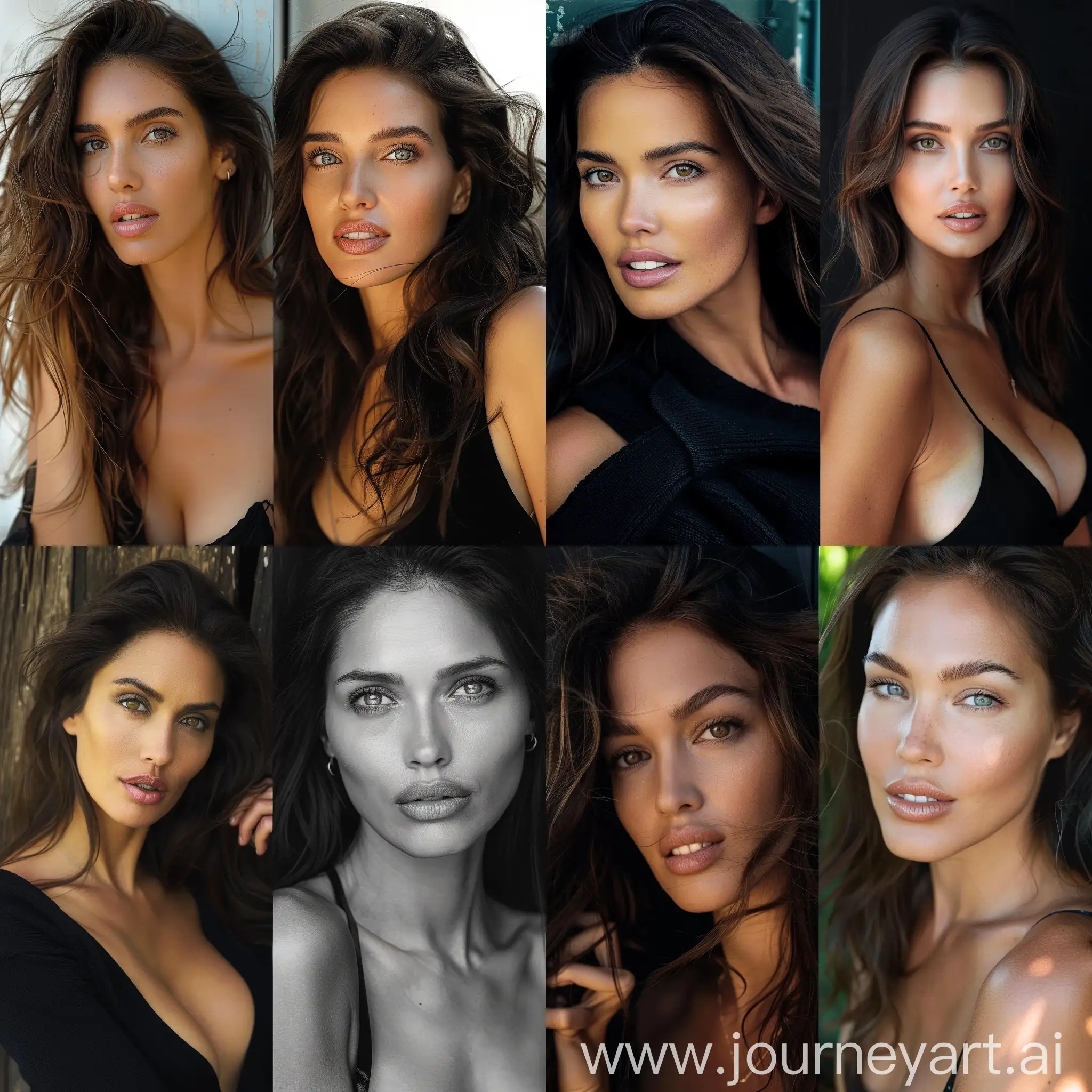 Irina shayk and adriana lima mixed together