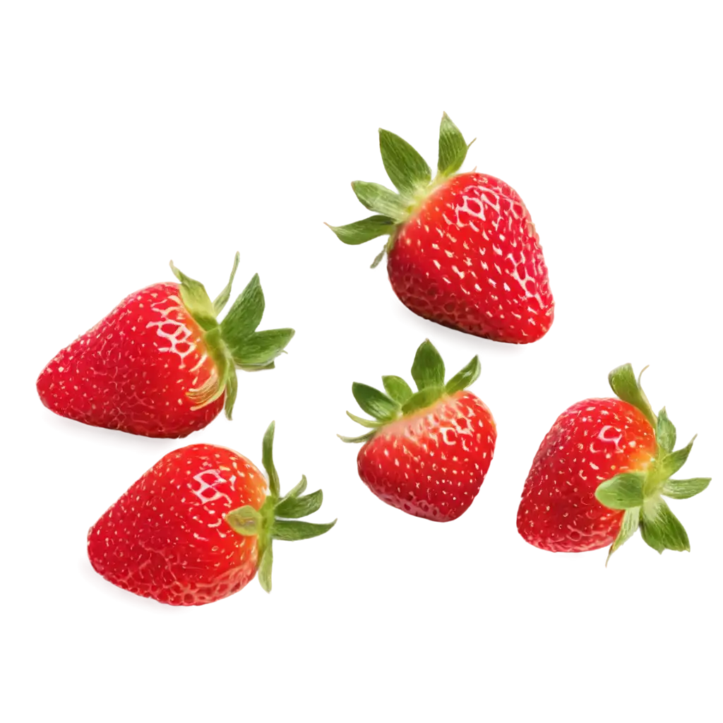 3 strawberries