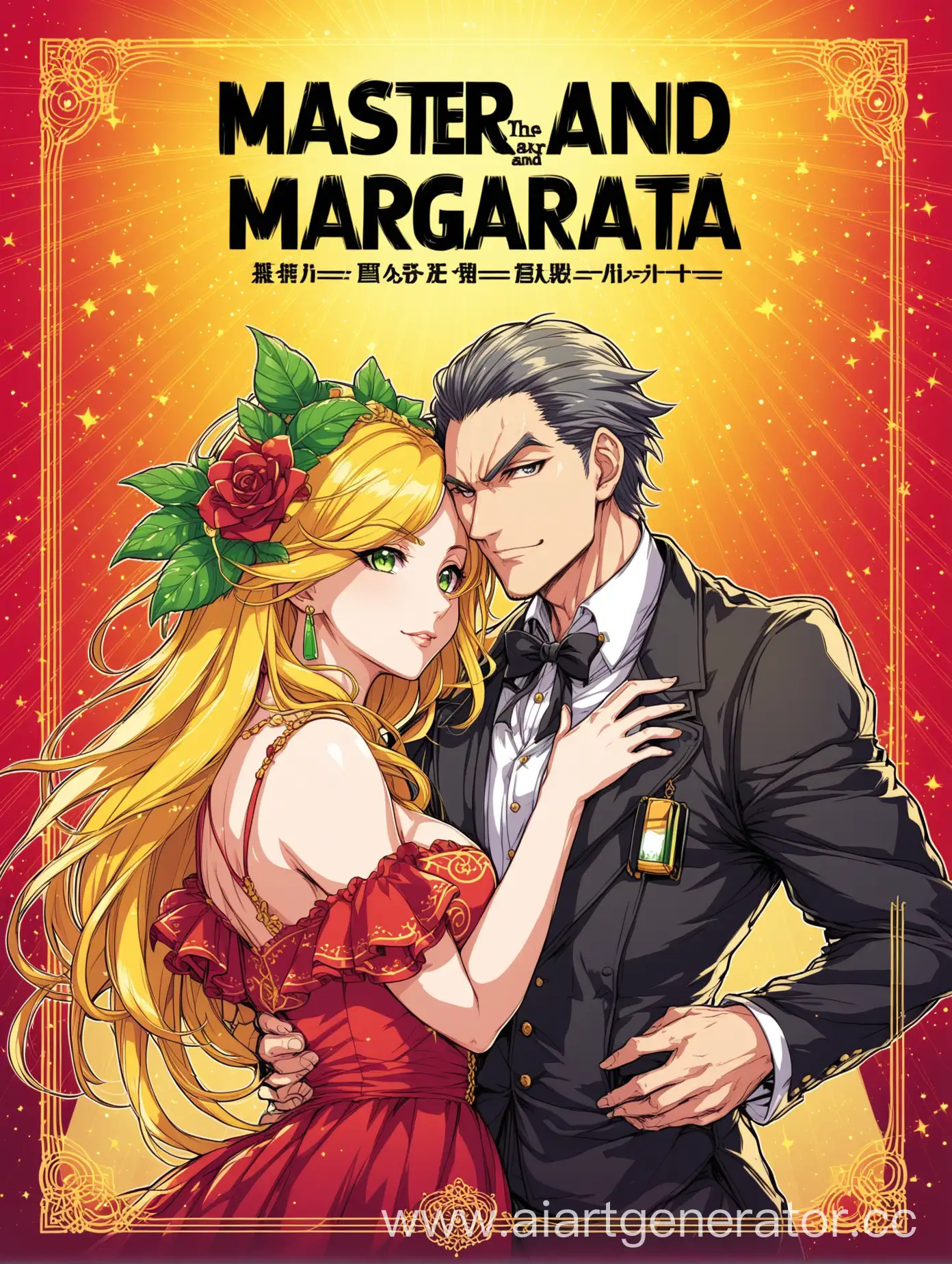 Anime-Style-Cover-Art-for-Master-and-Margarita-Book