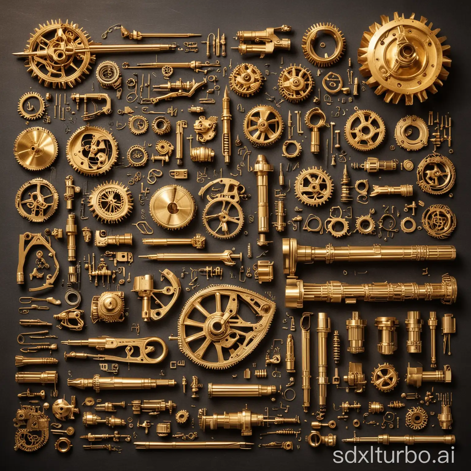 Golden-Engineering-Tools-on-a-Worktable
